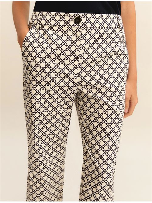 Pantalone flare in cotone stretch - PANNA EMME MARELLA | EMMCLASSI246/001